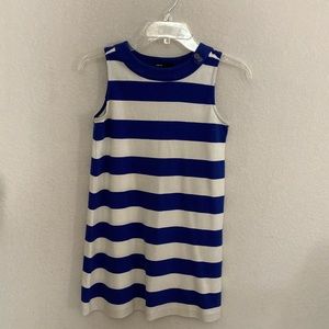 Gap blue and white striped dress